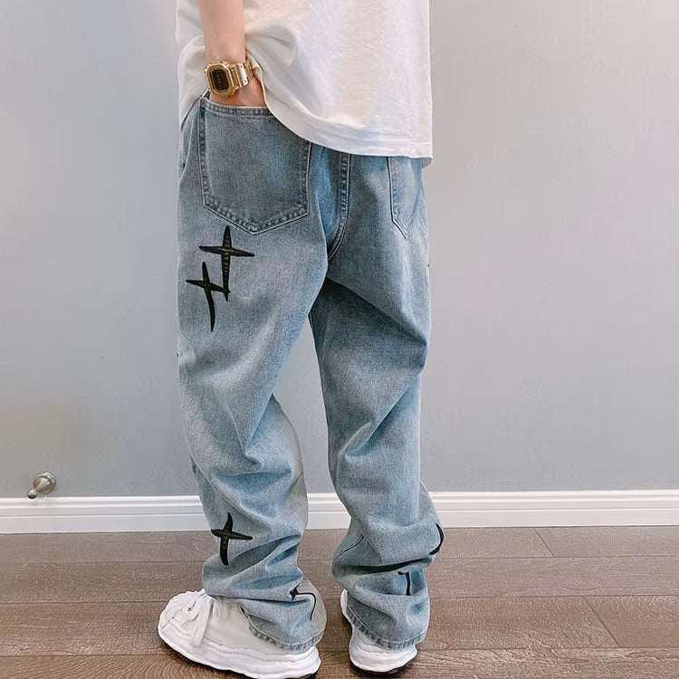 Cross Denim Baggy Jeans