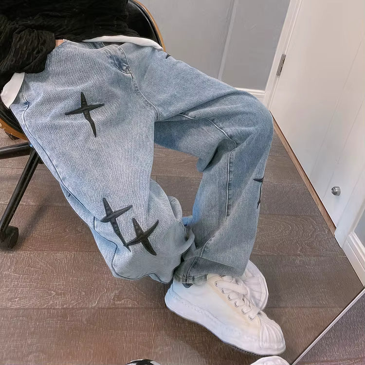 Cross Denim Baggy Jeans