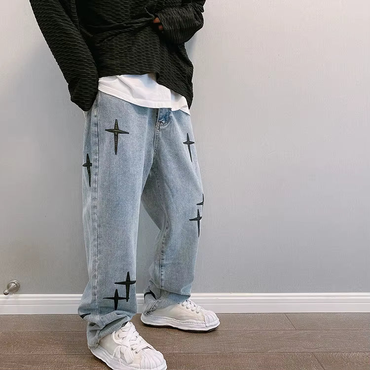 Cross Denim Baggy Jeans